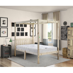 Wayfair canopy deals bed king